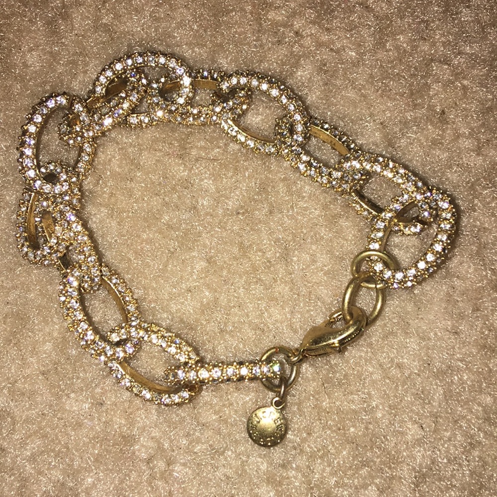 J. Crew sparkly chain bracelet
